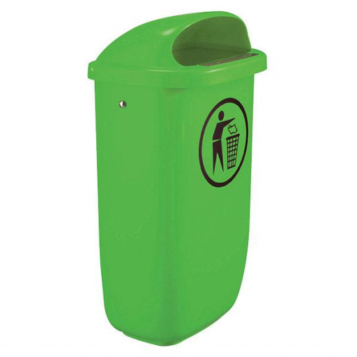 Cos stradal cu platbanda  verde