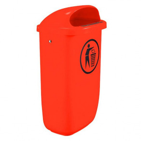 Cos stradal cu platbanda  verde 2