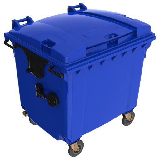 Container pentru colectarea deseurilor  1100 litri   albastru