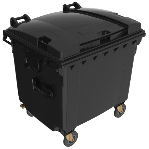 Container gunoi colectarea deseurilor  1100 l negru
