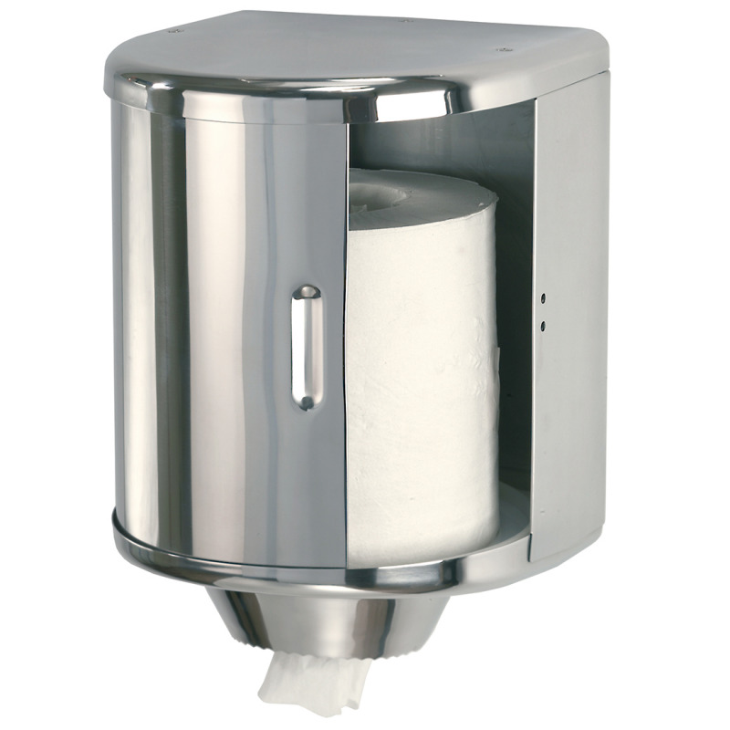 Dispenser prosoape derulare centrala Medilcinics   inox lucios