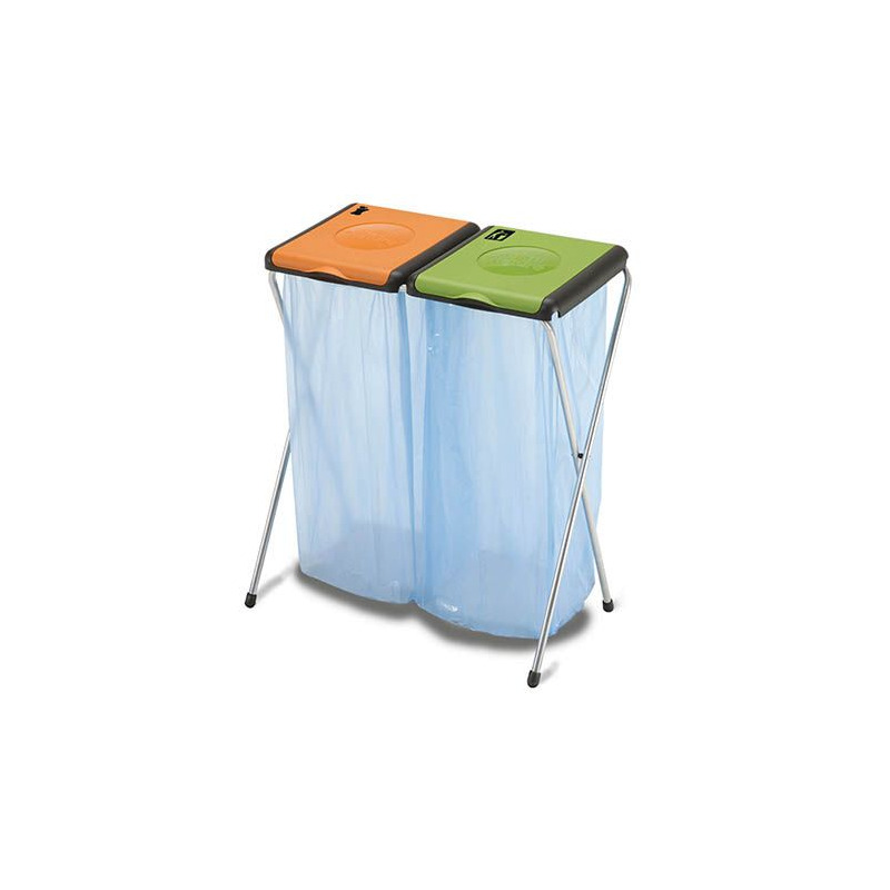 Suport din inox pentru sac cu capac   2