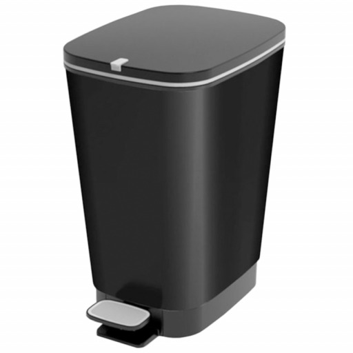 Cos gunoi cu pedala Chic  negru   50 litri