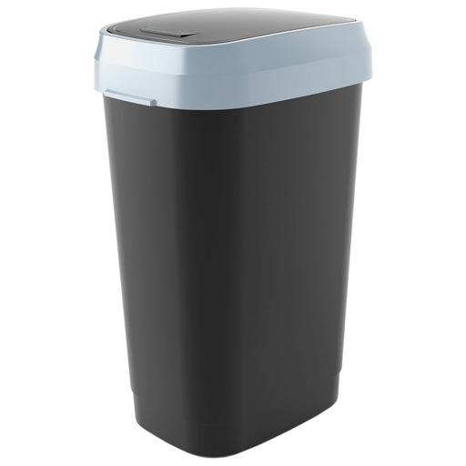 Cos gunoi Dual Swing  negru   25 litri