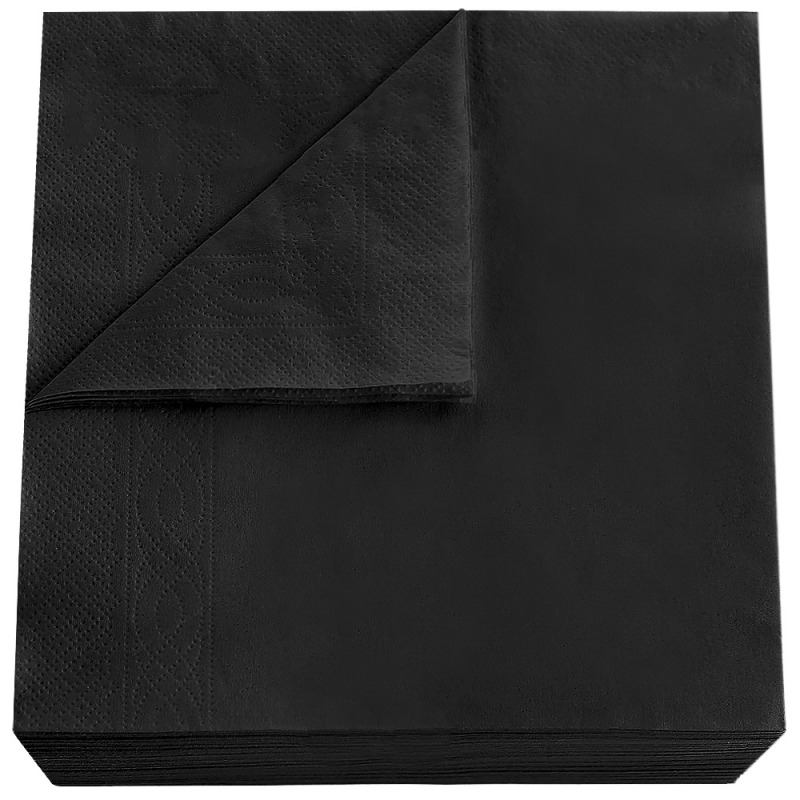 Servetele de masa negre 33 33 250 buc pach Servetele de masa negre 33 33 250 buc pach