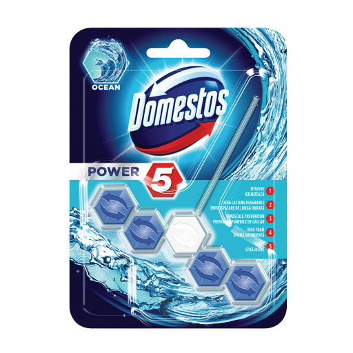 Odorizant wc Power 5   Domestos Ocean