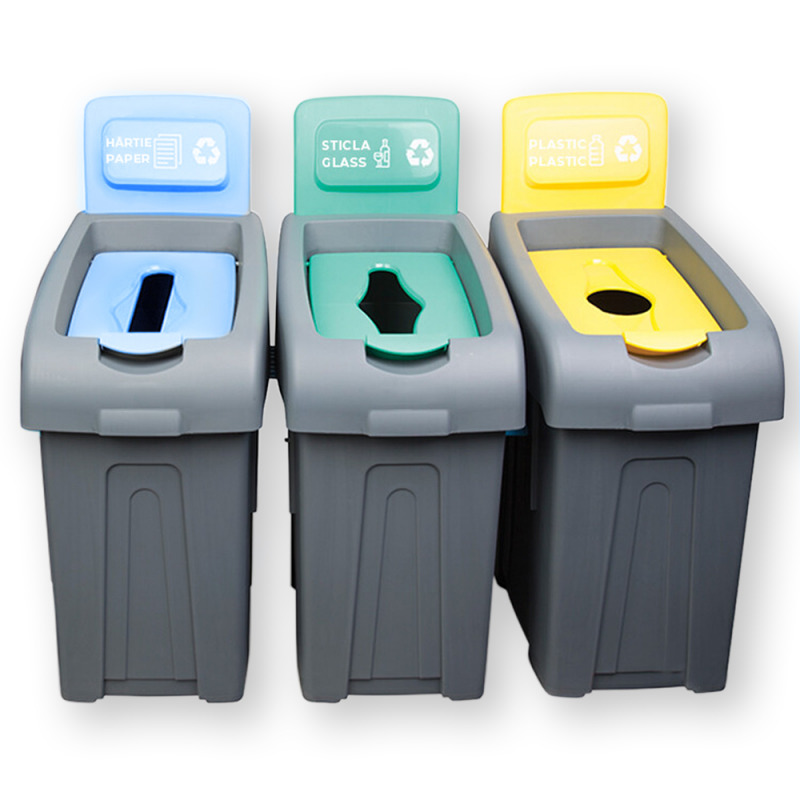 Cos gunoi colectare selectiva   50 litri