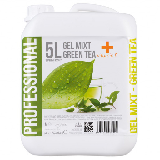 Sampon si gel de dus Green Tea   Vitamina E 5 litri