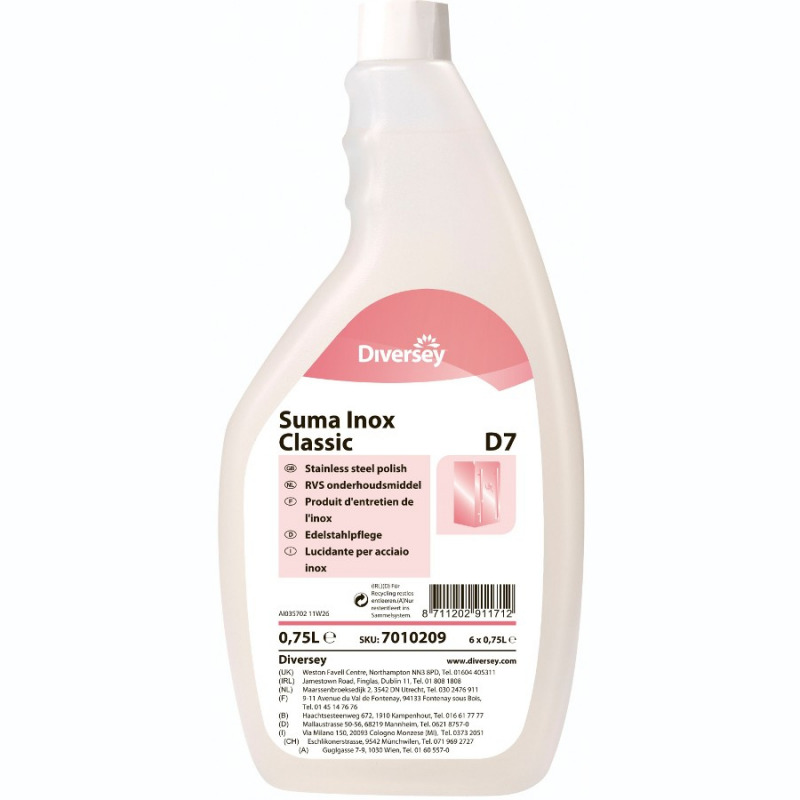 Detergent pentru intretinere inox   Suma D7