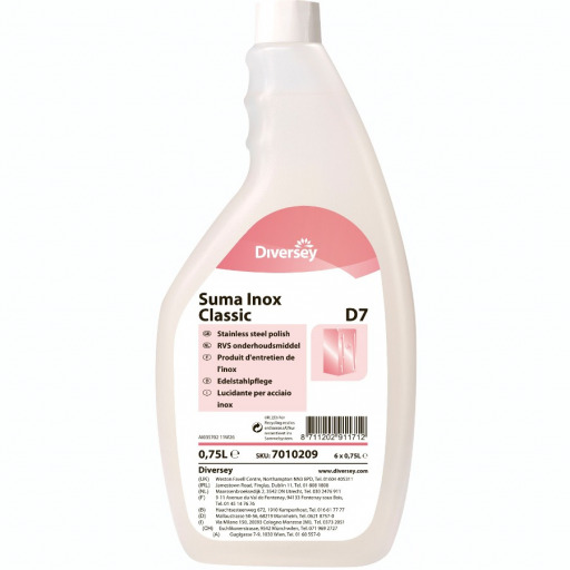 Detergent pentru intretinere inox   Suma D7