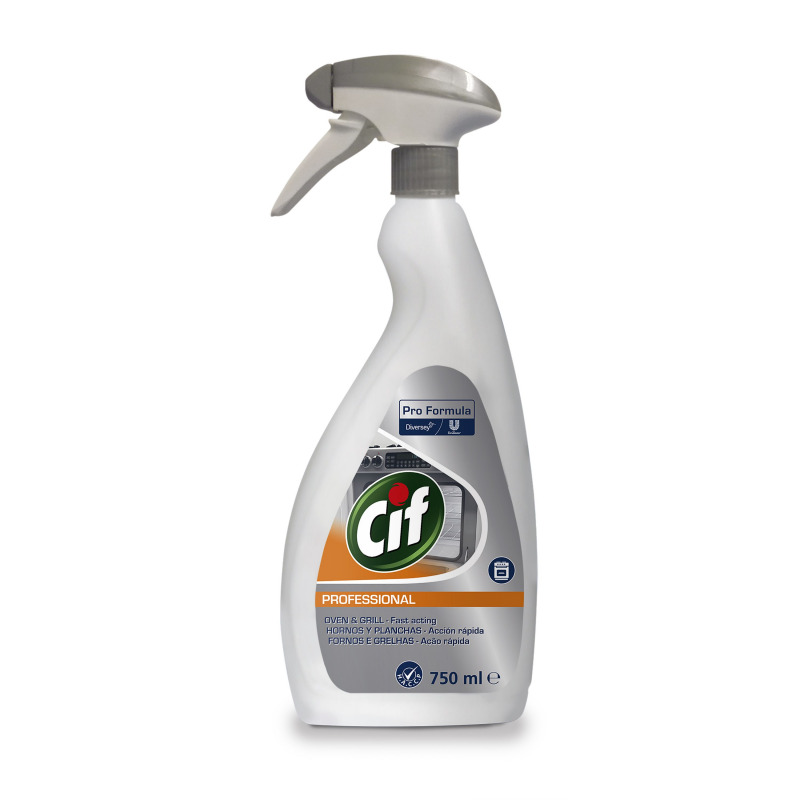 Detergent spray pentru oven grill Cif Pro Formula 750 ml Detergent spray pentru oven grill Cif Pro Formula 750 ml