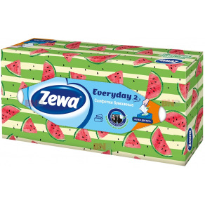 Servetele faciale Zewa  2 straturi  100 bucati  albe 1