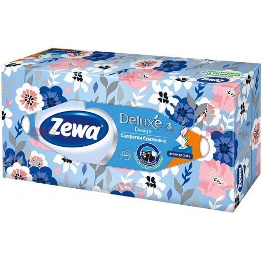 Servetele faciale Zewa Soft   Strong  3 straturi  90 bucati  albe 2
