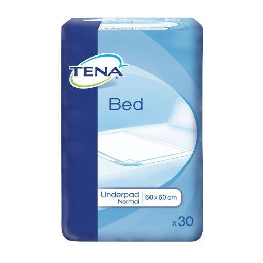 Protectii pat  aleze impermeabile Tena Bed Normal 60 60 cm  30 buc