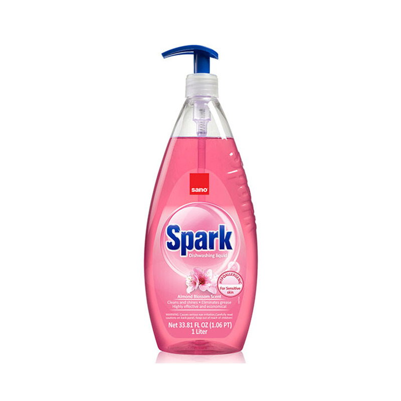 Detergent lichid vase Sano Spark Migdale  1 litru