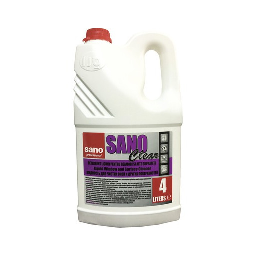 Detergent pentru geamuri Sano Clear 4L