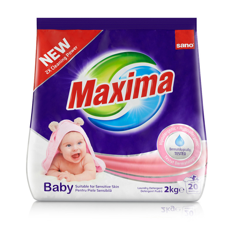 Detergent pentru rufe automat Sano Maxima Baby 2kg Detergent pentru rufe automat Sano Maxima Baby 2kg