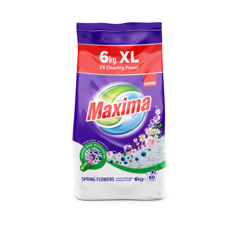Detergent pentru rufe automat Sano Maxima  spring flowers  6kg