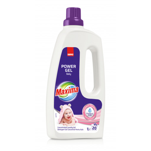 Detergent lichid pentru rufe automat Sano Maxima Baby  1 litru