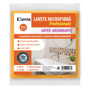 Set 3 lavete microfibra profesionale   super absorbante
