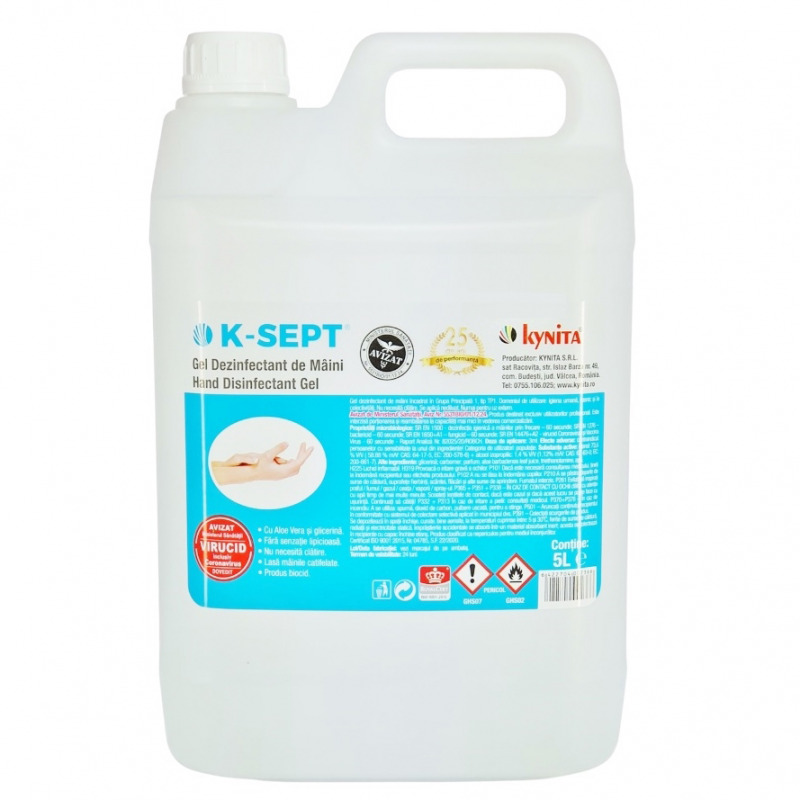 K SEPT gel dezinfectant maini pe baza de alcool 75 cu aloe vera si glicerina K SEPT gel dezinfectant maini pe baza de alcool 75 cu aloe vera si glicerina