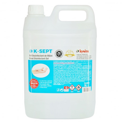 K SEPT gel dezinfectant maini pe baza de alcool 75  cu aloe vera si glicerina