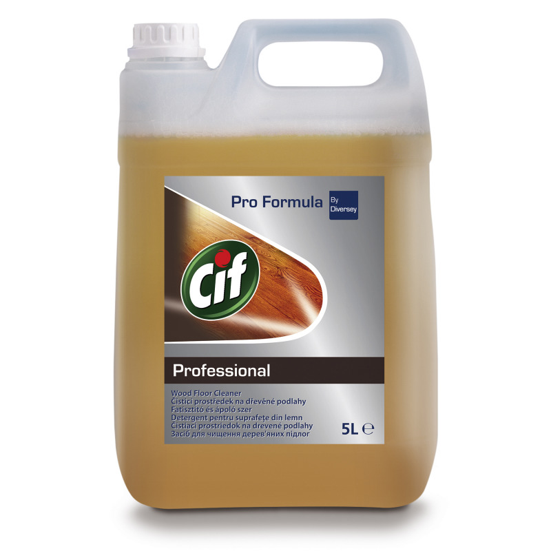 Detergent pentru suprafete din lemn Cif Pro Formula 5 litri Detergent pentru suprafete din lemn Cif Pro Formula 5 litri