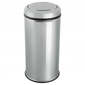 Cos gunoi inox cu capac batant   32 litri