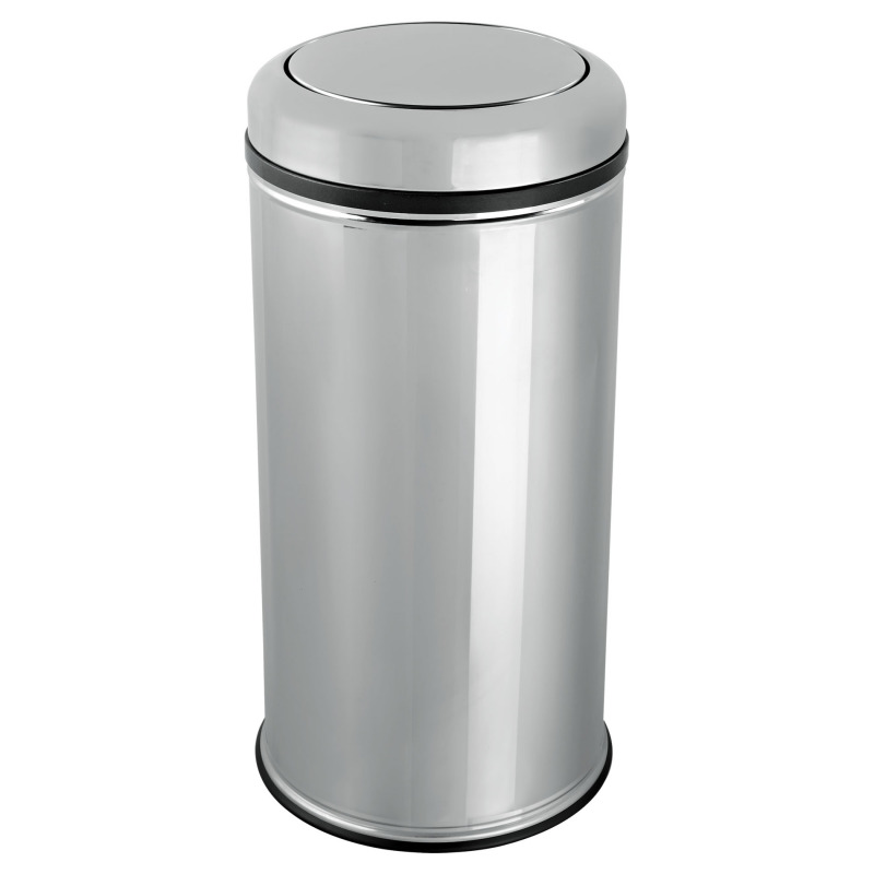 Cos gunoi inox cu capac batant   32 litri
