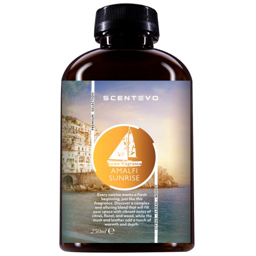 Rezerva Odorizant Camera - Ulei Parfum Difuzor - Amalfi Sunrise, 250 ml