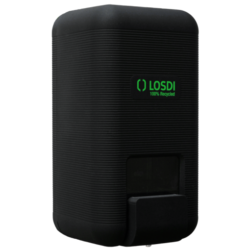 Dozator sapun lichid, ABS negru, 1 litru, Losdi Eco-Lux