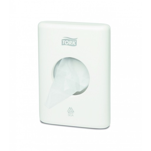 Dispenser pungulite igienice Tork, alb