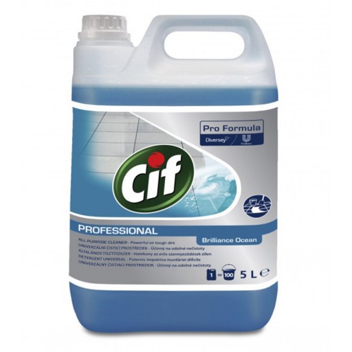 Detergent universal pentru suprafete, Brilliance Ocean, Cif Pro Formula 5 l