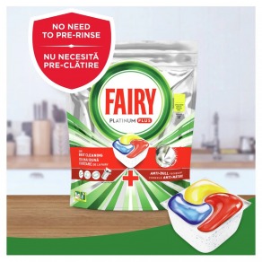 Detergent capsule pentru masina de spalat vase Fairy Platinum Plus, 50 spalari