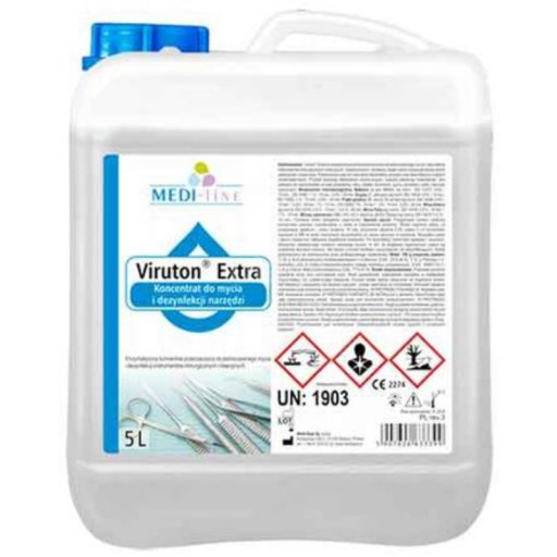 Detergent dezinfectant concentrat pentru instrumentar Viruton Extra 5 L