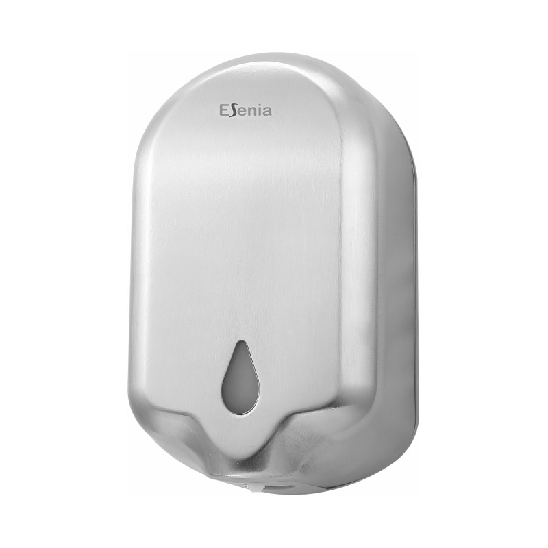 Dozator inox sapun lichid, dezinfectant maini, Esenia senzor, 1100 ml