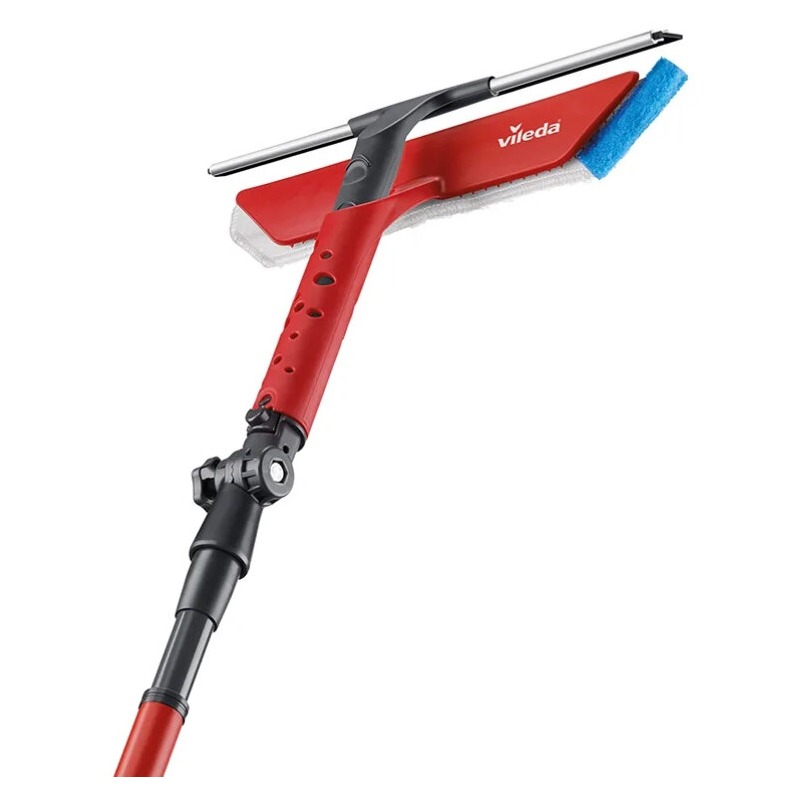 Racleta sters geamuri Vileda 2 in 1 + maner telescopic