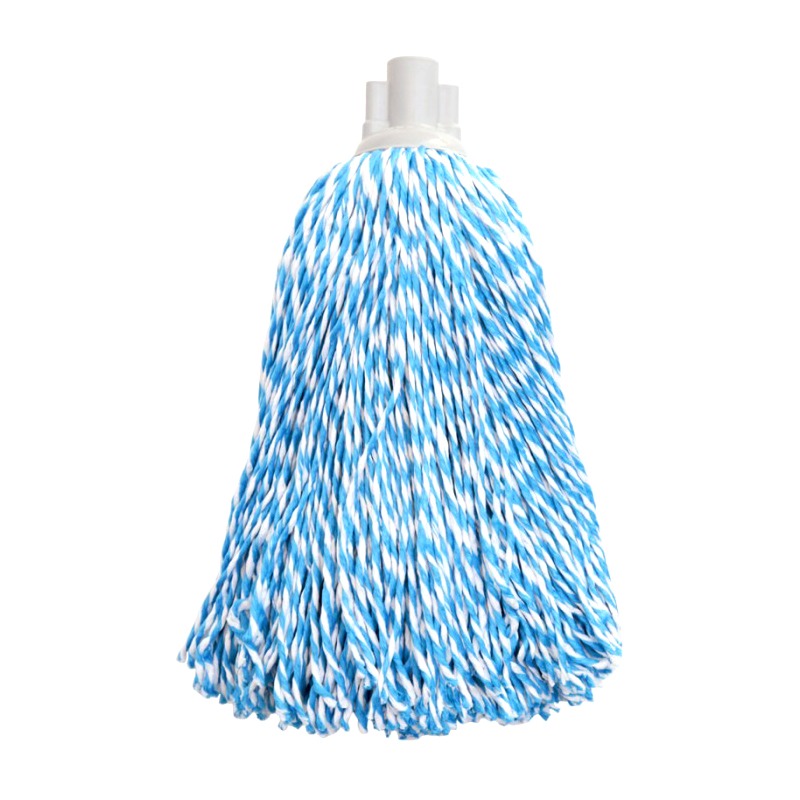 Mop microfibra super absorbant premium, fire lungi, 150 gr, alb-albastru Mop microfibra super absorbant premium, fire lungi, 150 gr, alb-albastru