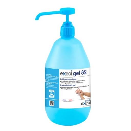 Dezinfectant maini Exeol Gel 82, 1L