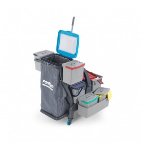Carucior profesional curatenie, zona medicala, S-Size