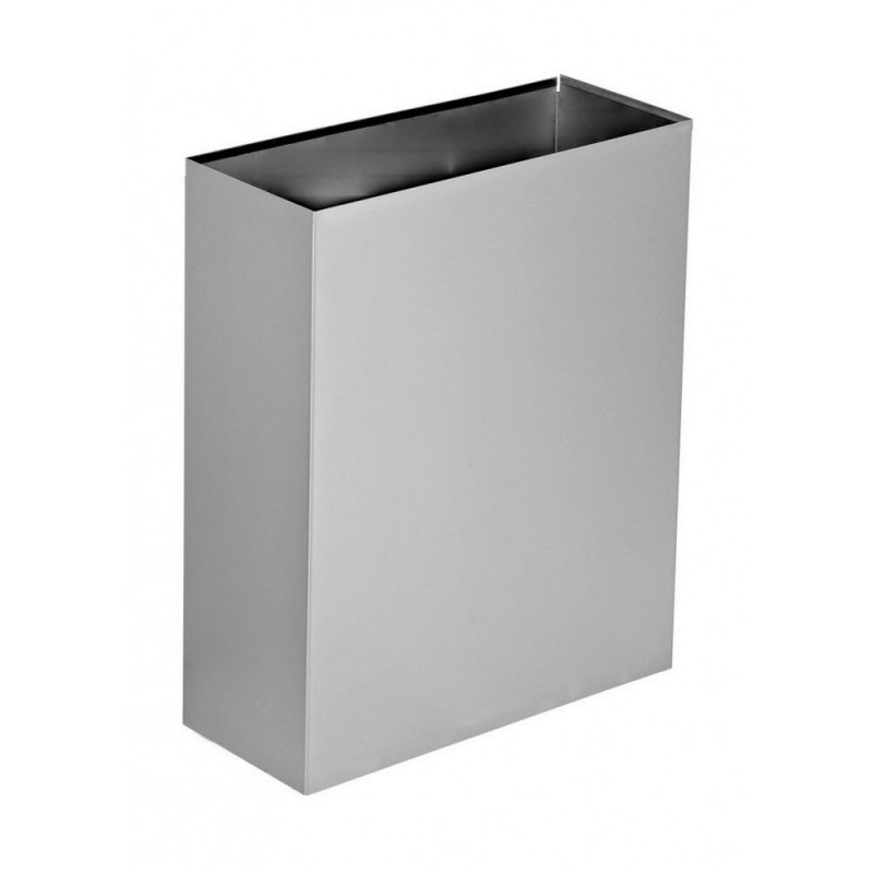 Cos gunoi inox satinat de perete 23 litri Cos gunoi inox satinat de perete 23 litri