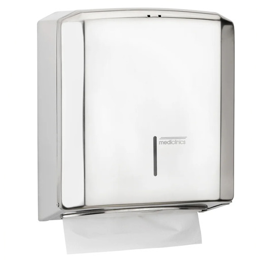 Dispenser Mediclinics prosoape impaturite hartie  inox