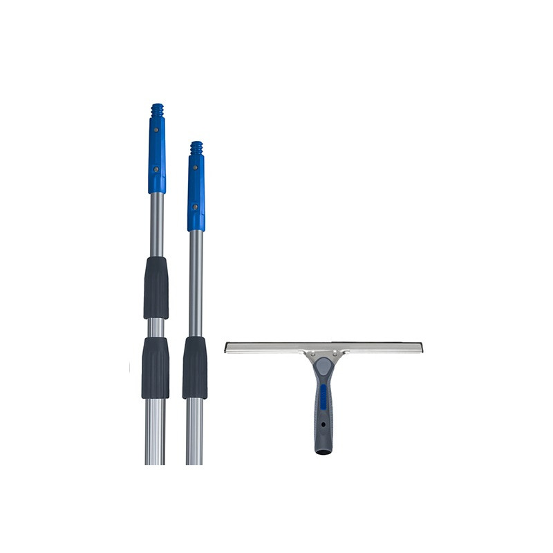Pachet racleta profesionala sters geamuri Lewi 35 cm + Maner telescopic Lewi 120 cm Pachet racleta profesionala sters geamuri Lewi 35 cm + Maner telescopic Lewi 120 cm