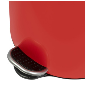 Cos gunoi otel cu pedala - 20 litri, soft close, rosu