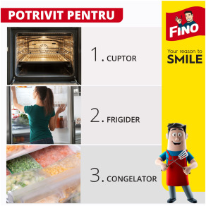 Folie Aluminiu embosata Fino, 20m