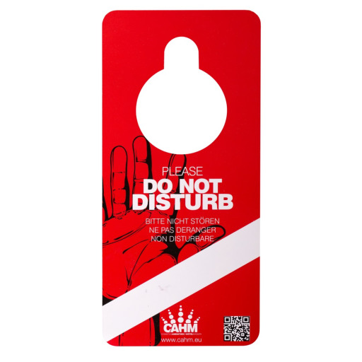 Semn usa camera hotel - Nu Deranjati - Modern