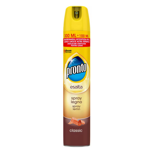 Spray curatare mobila, suprafete lemn - Pronto Lemn 400 ml