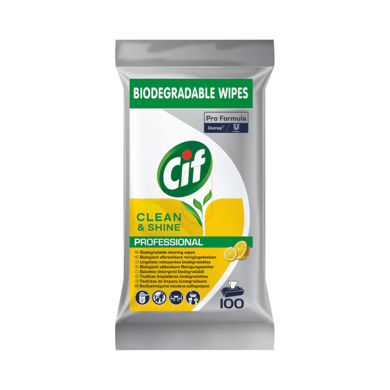 Servetele umede pentru suprafete Cif Clean and Fresh, 100 buc