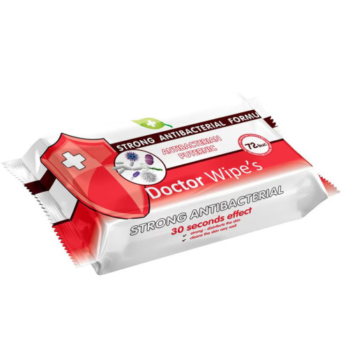 Servetele Umede Antibacteriene Doctor Wipe's  72buc