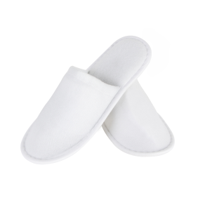 Papuci hotelieri frotir sintetic, inchis mare, 4 mm